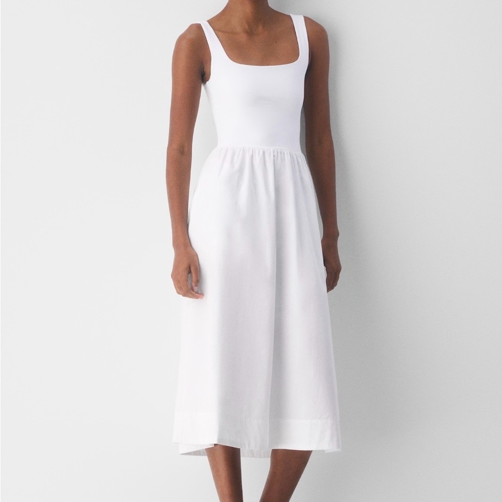Babaton White Midi Dress